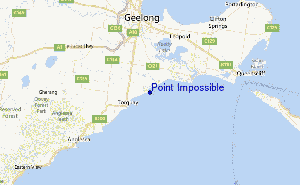 Point Impossible Location Map