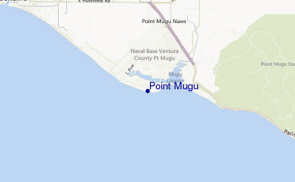 carte de localisation de Point Mugu