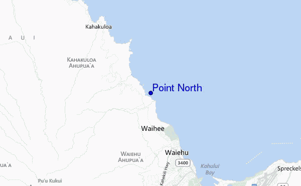 carte de localisation de Point North