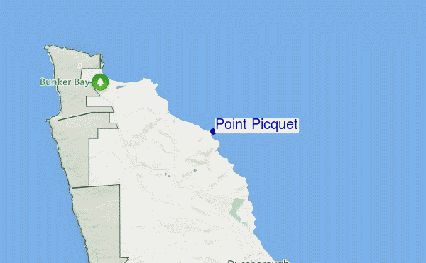 carte de localisation de Point Picquet