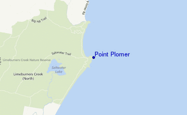 carte de localisation de Point Plomer