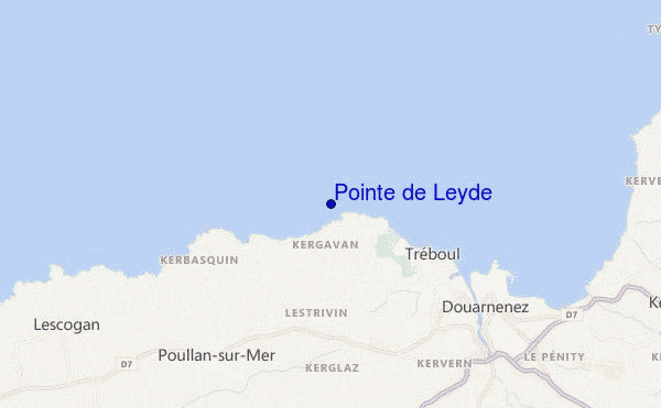 carte de localisation de Pointe de Leyde