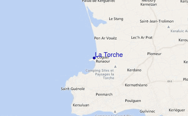 carte de localisation de La Torche