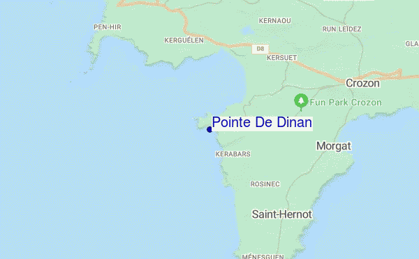 carte de localisation de Pointe De Dinan
