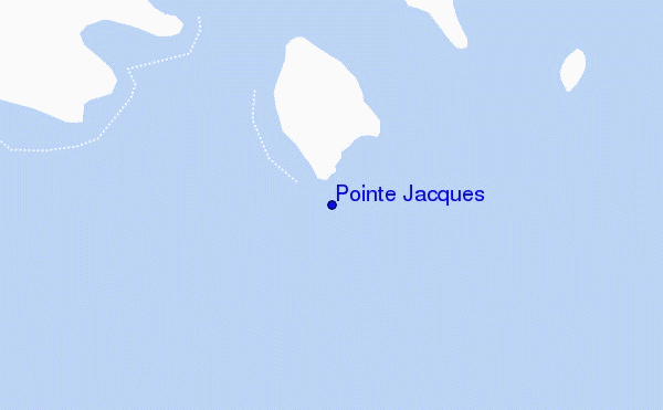 carte de localisation de Pointe Jacques