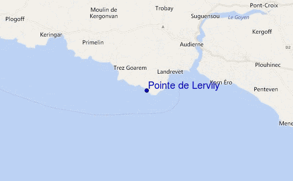 carte de localisation de Pointe de Lervily