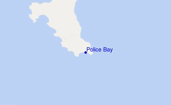 carte de localisation de Police Bay