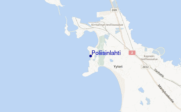 carte de localisation de Poliisinlahti