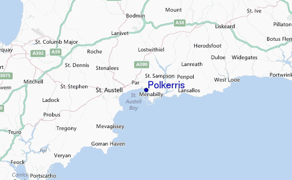 Polkerris Location Map