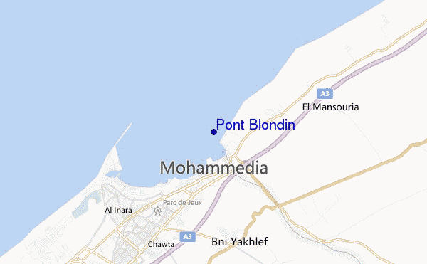 carte de localisation de Pont Blondin