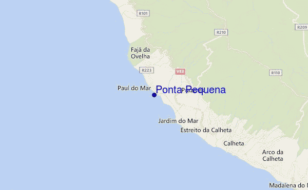 carte de localisation de Ponta Pequena