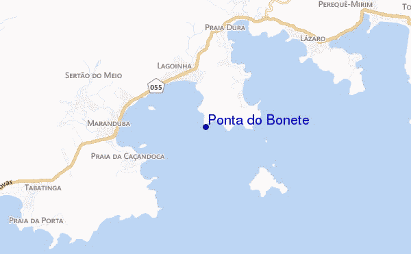 carte de localisation de Ponta do Bonete