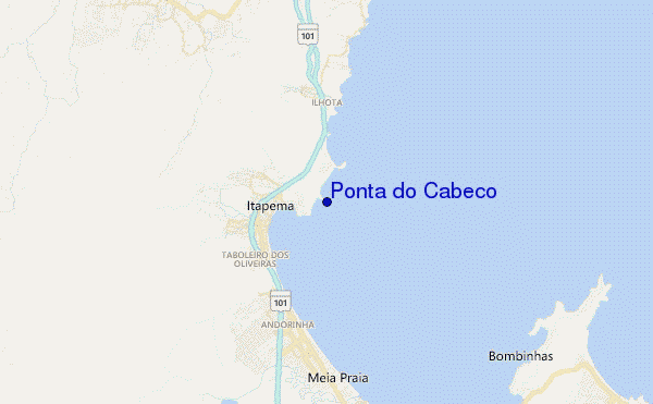 carte de localisation de Ponta do Cabeco