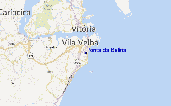 carte de localisation de Ponta da Belina