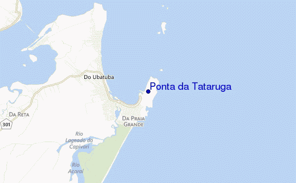 carte de localisation de Ponta da Tataruga