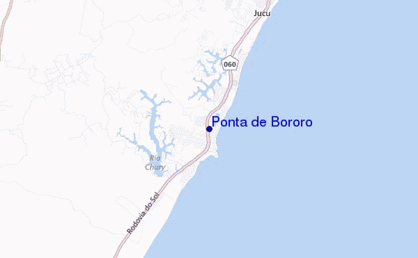 carte de localisation de Ponta de Bororo