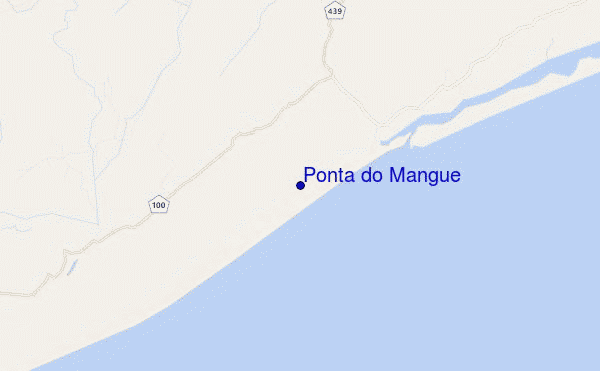 carte de localisation de Ponta do Mangue