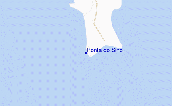 carte de localisation de Ponta do Sino