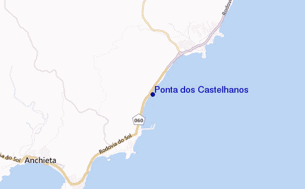 carte de localisation de Ponta dos Castelhanos