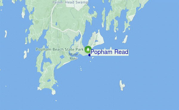 carte de localisation de Popham Read