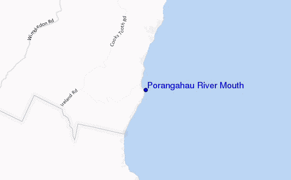 carte de localisation de Porangahau River Mouth