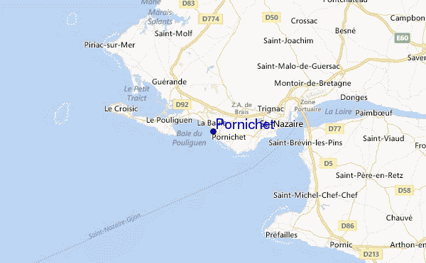 Pornichet Location Map