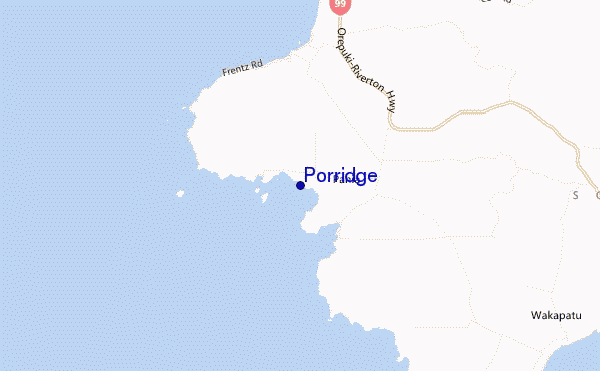 carte de localisation de Porridge