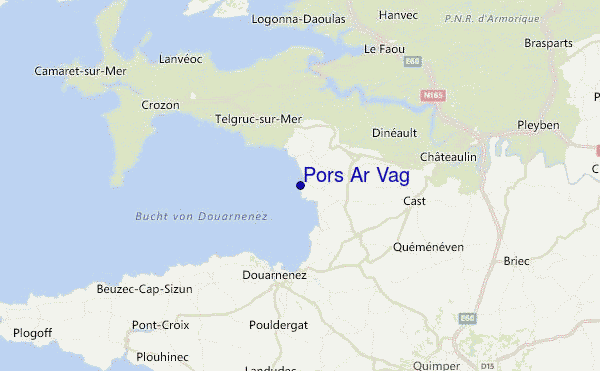 Pors Ar Vag Location Map