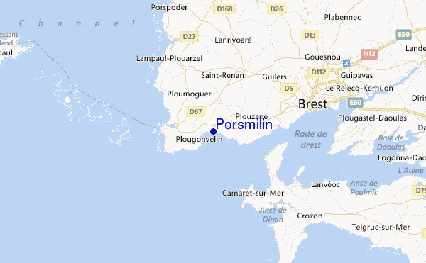 Porsmilin Location Map