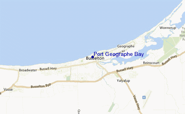 carte de localisation de Port Geographe Bay