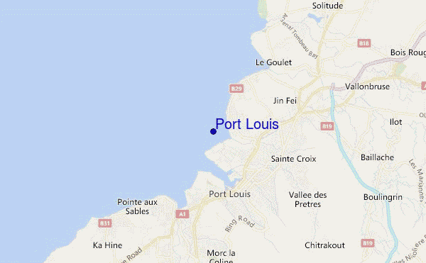 carte de localisation de Port Louis