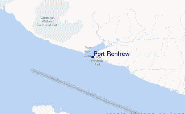 Port Renfrew Location Map
