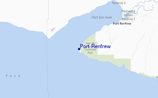 carte de localisation de Port Renfrew