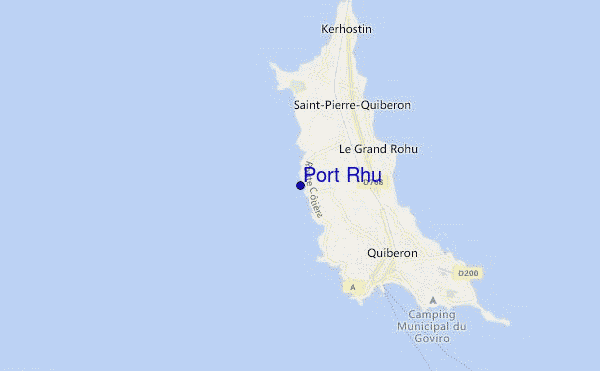 carte de localisation de Port Rhu