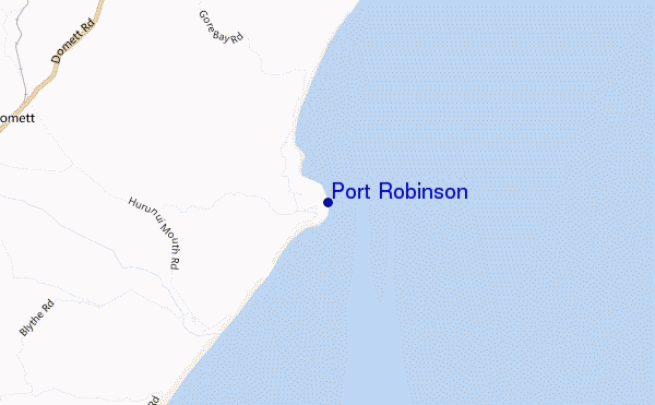 carte de localisation de Port Robinson