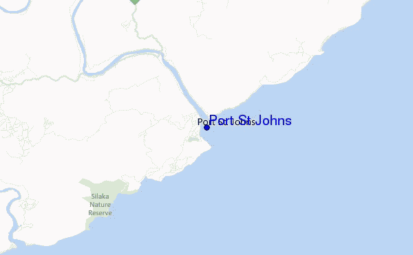 carte de localisation de Port St Johns