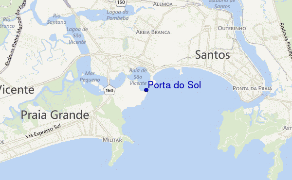 carte de localisation de Porta do Sol