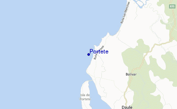 carte de localisation de Portete