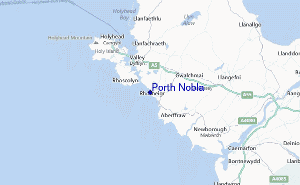Porth Nobla Location Map