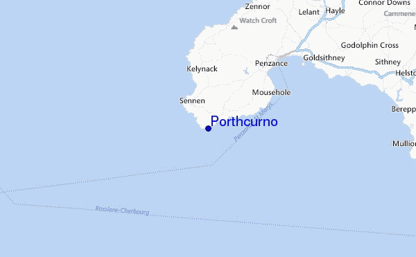 Porthcurno Location Map