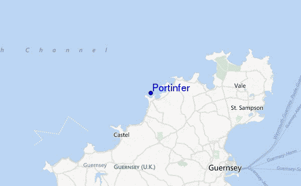 carte de localisation de Portinfer