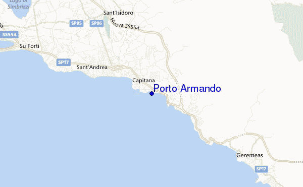 carte de localisation de Porto Armando