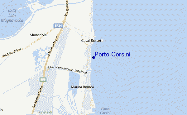 carte de localisation de Porto Corsini
