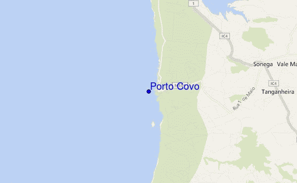carte de localisation de Porto Covo