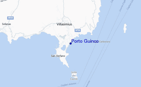 carte de localisation de Porto Guinco