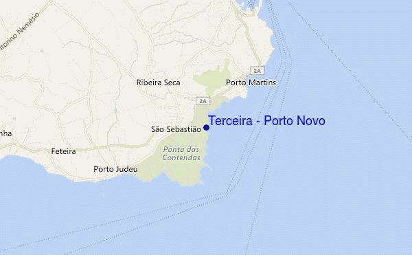 carte de localisation de Terceira - Porto Novo