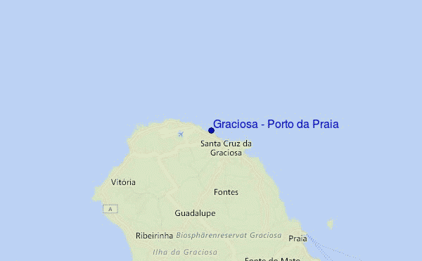 carte de localisation de Graciosa - Porto da Praia