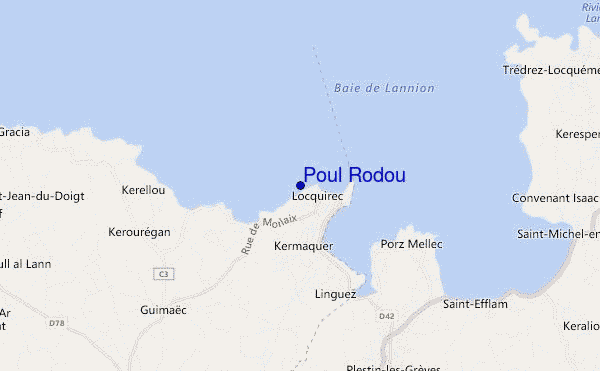carte de localisation de Poul Rodou