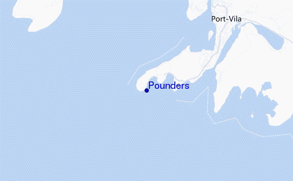 carte de localisation de Pounders