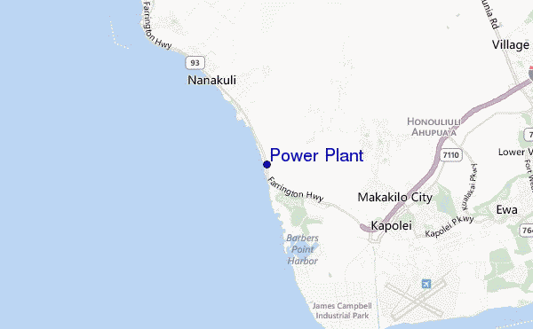 carte de localisation de Power Plant